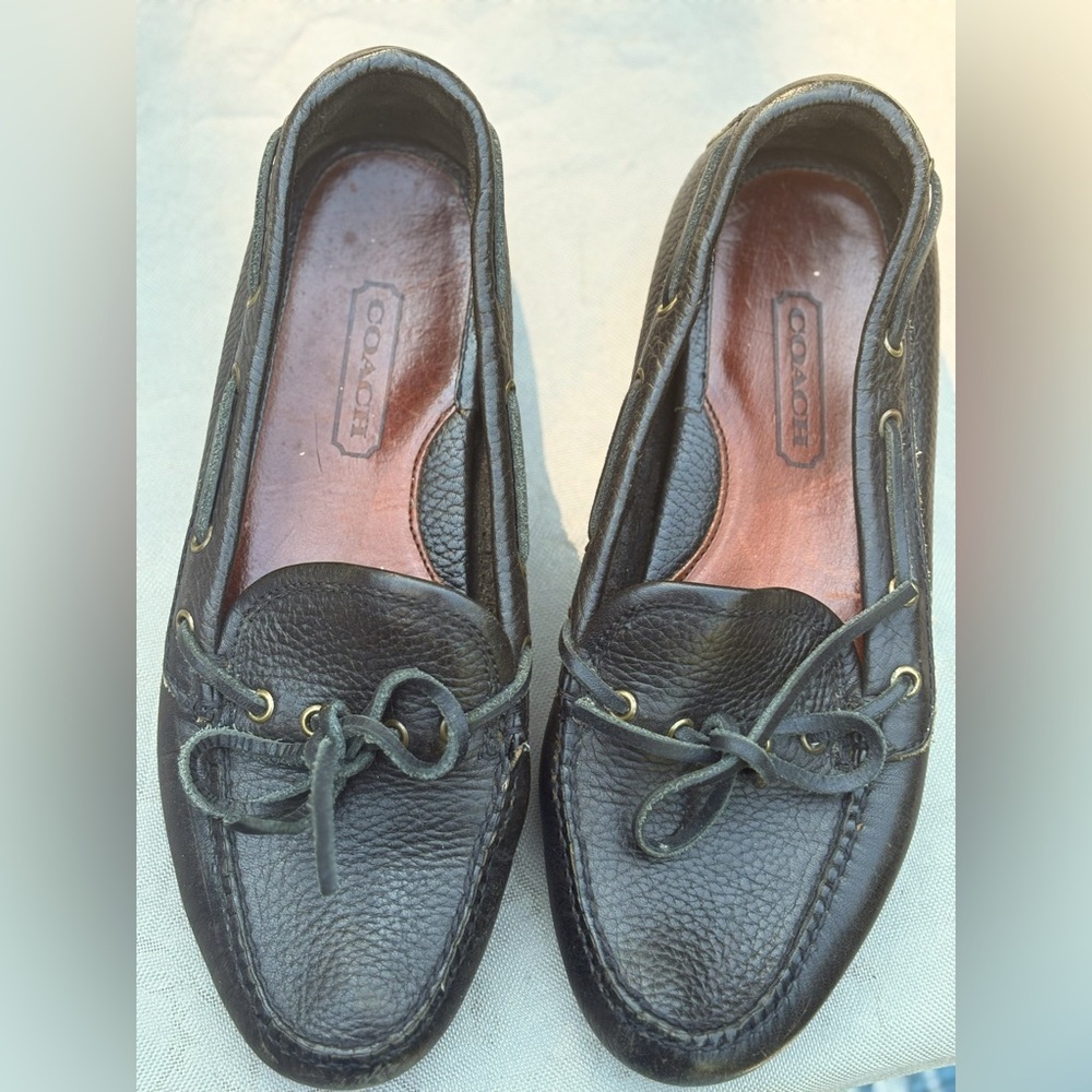 Coach Brown Leather Women’s Loafers